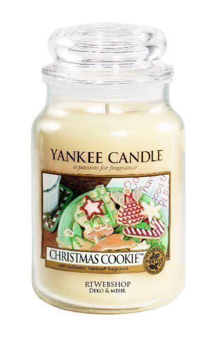 Yankee Candle Kerzen: Yankee Candle Christmas Cookie large Jar – Neu und originalverpackt aus Langwiesen von rtWebshop