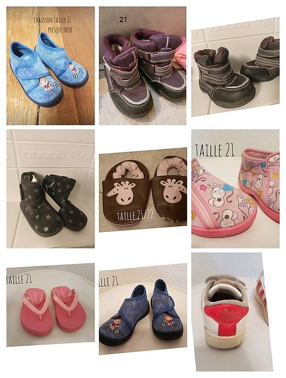 Chaussures garçon: Chaussons chaussures bébé seconde main  – D'occasion à fribourg par pegalex 1