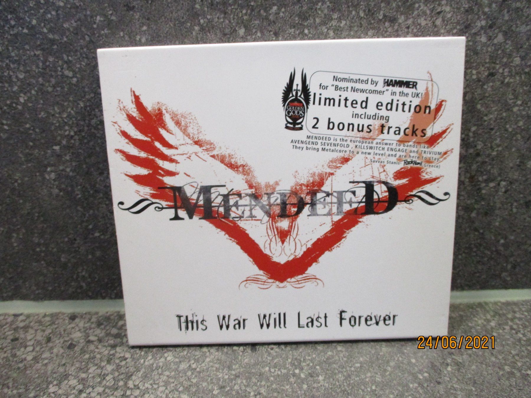 CDs: Mendeed -  This War Will Last Forever – Gebraucht aus Liestal von Disc-Point