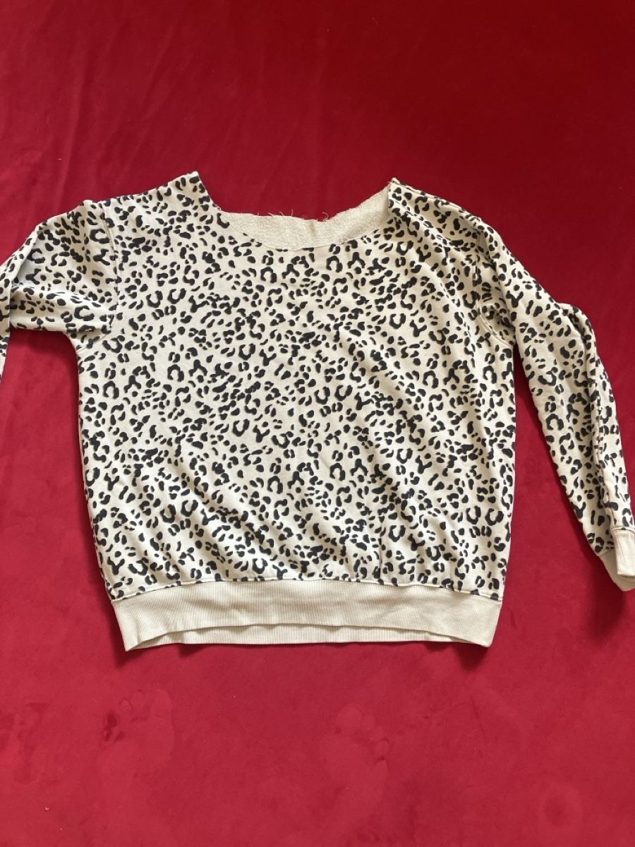 Pulls & Sweat-shirts: Damen Pullover Leo-Muster Grösse S guter Zustand – D'occasion à Muralto par jac_hkz5