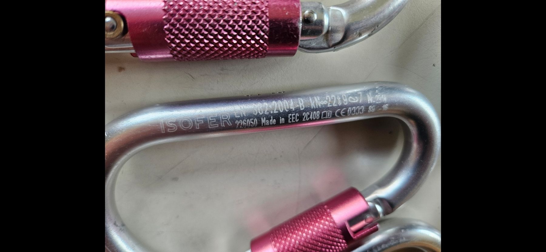 Attrezzatura da arrampicata: 10 Karabiner Aluminium! – Usato da Oberburg venduto da znas 2