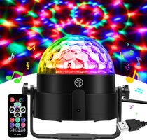 Discokugel 360 Rotierende Musik Party Discolicht LED