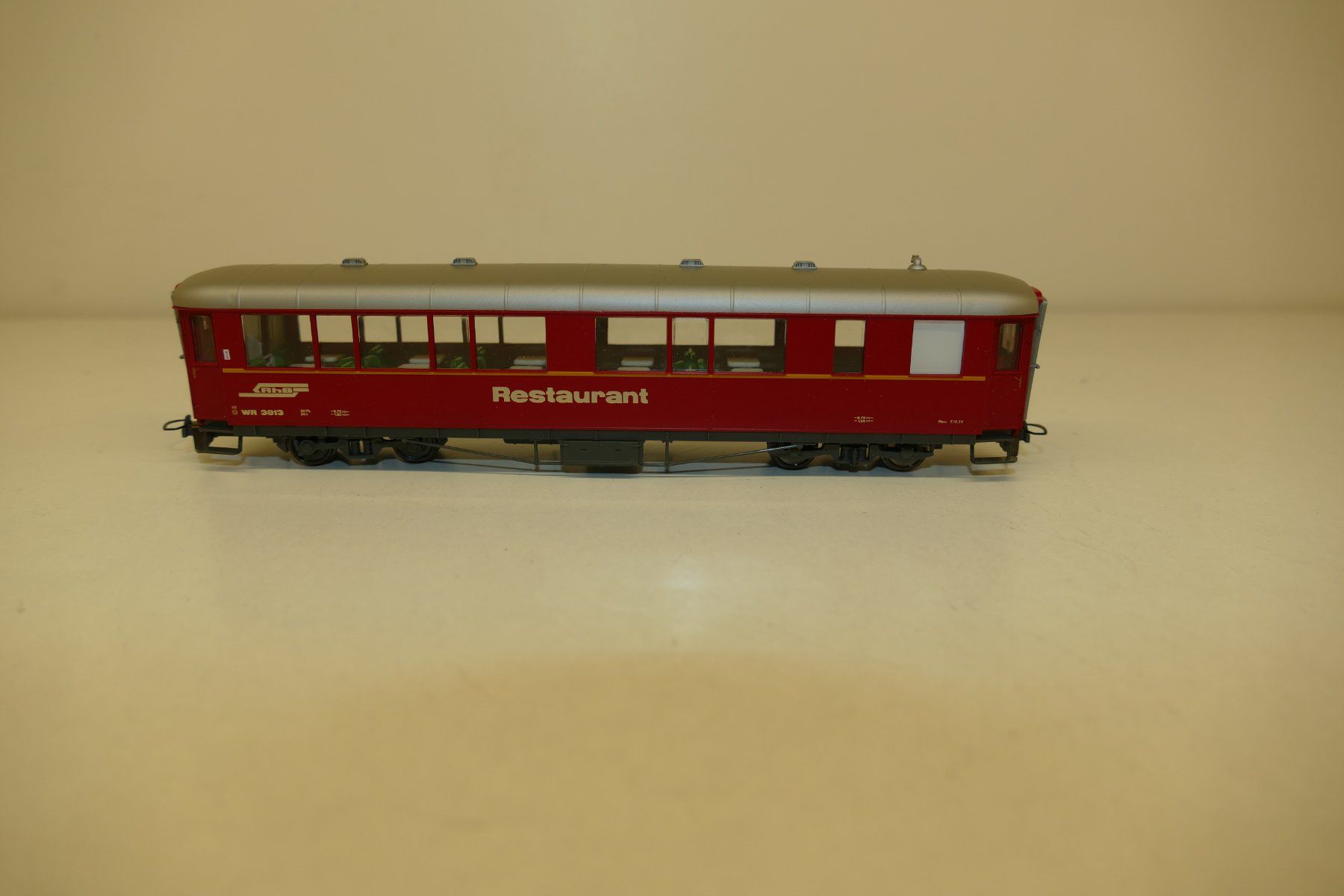 Bemo Modelleisenbahnen: Bemo H0m: RhB Restaurant Wagen WR – Neu (gemäss Beschreibung) aus Niederhasli von rail-duerst 1
