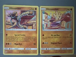 Matching Artwork #73 Hitmonlee & #74 Hitmonchan