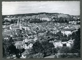 AK sw Winterthur ZH vom Heiligberg aus ≈ 1963 