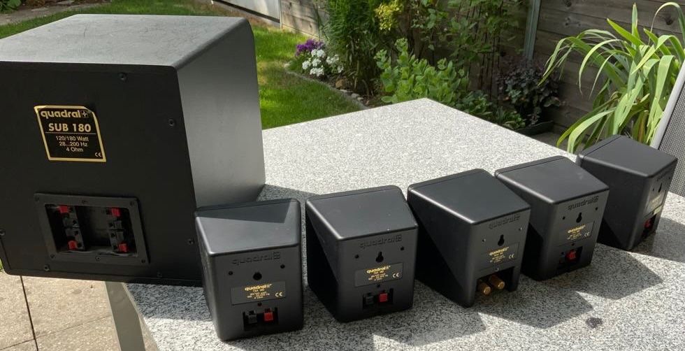 Quadral Home Cinema: Surround Lautsprecher-Boxen 5.1 – Usato da Winterthur venduto da katalunk 1
