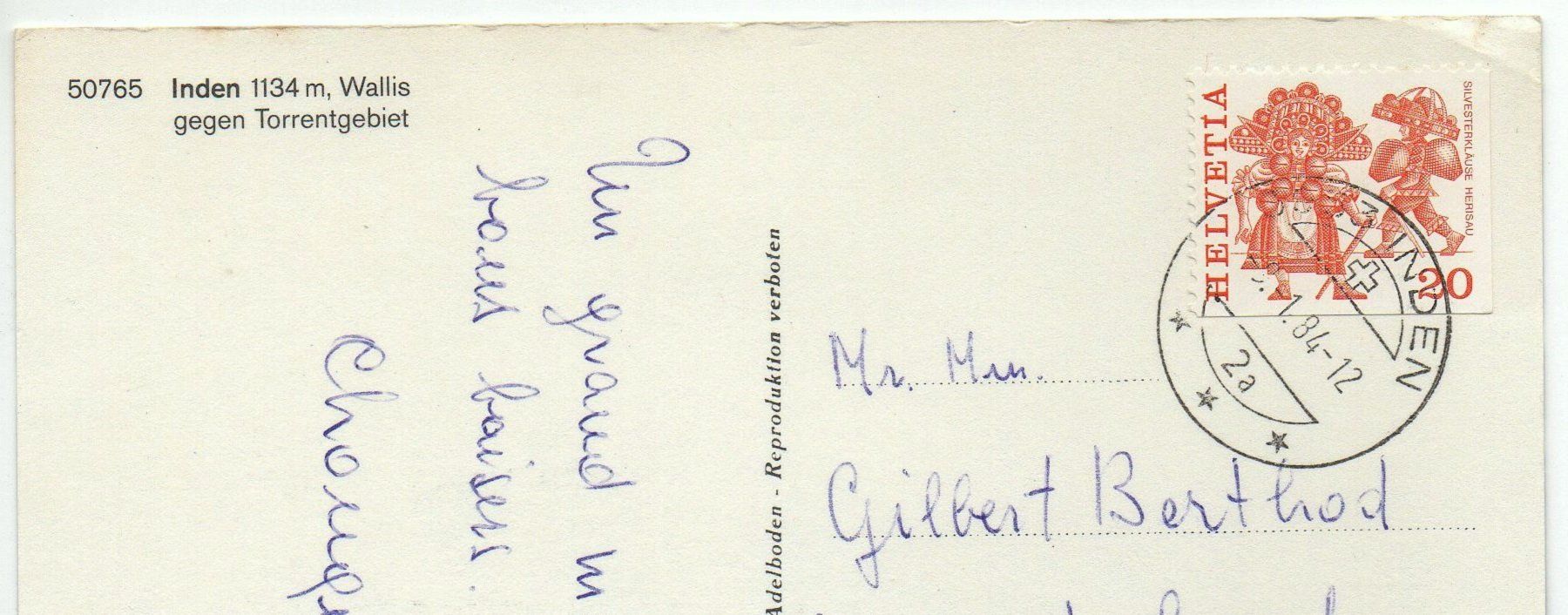Cartoline postali: INDEN gegen Torrentgebiet – Usato da Jona venduto da philajona 1