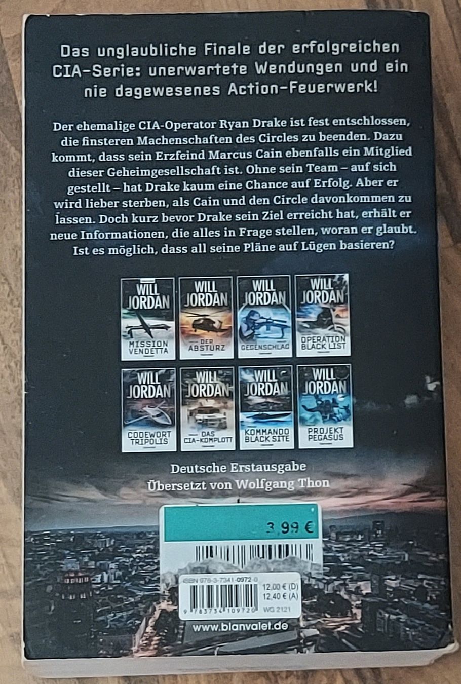 Libri: WILL JORDAN - ANGRIFFSZIEL CIRCLE – Usato da Steckborn venduto da Quo7 1