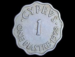 ZYPERN 1 PIASTRE 1938