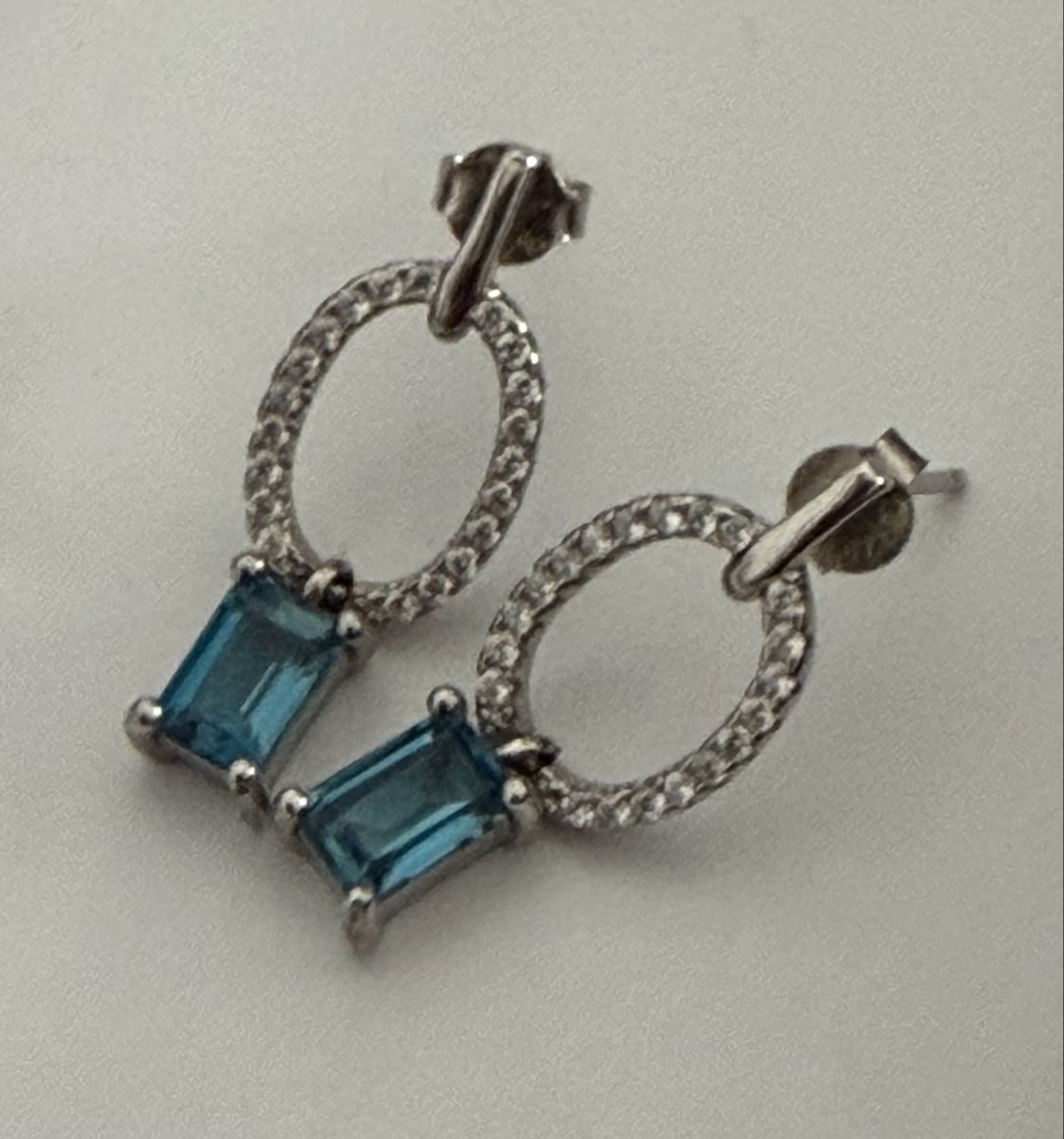 Orecchini pendenti & Orecchini a lobo: Elegante Silber Ohrringe mit Topas! – Nuovo (secondo la descrizione) da Luzern venduto da Pool33