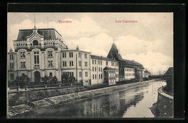 AK Yverdon, Les Casernes, 1905