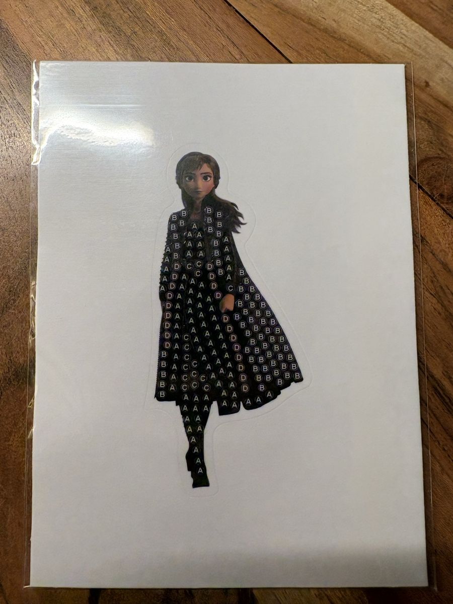 Disney Carte collezionabili: Disney 100 Crystal Art Sticker - Anna – Nuovo e nell'imballaggio originale da Volketswil venduto da Alexa_Rahel