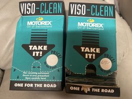 Motorex Viso-Clean Helmtuch Neu 2x mit Spender (m)
