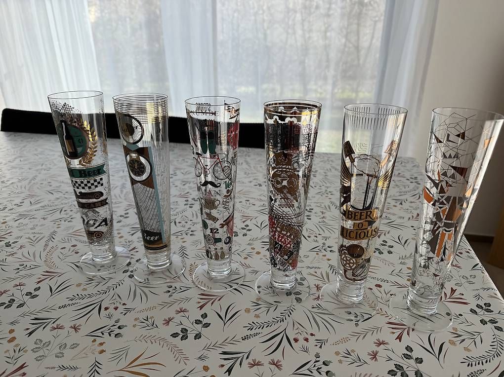Ritzenhoff Bicchieri: Sechs Ritzenhoff Biergläser – Usato da Othmarsingen venduto da Oepfel