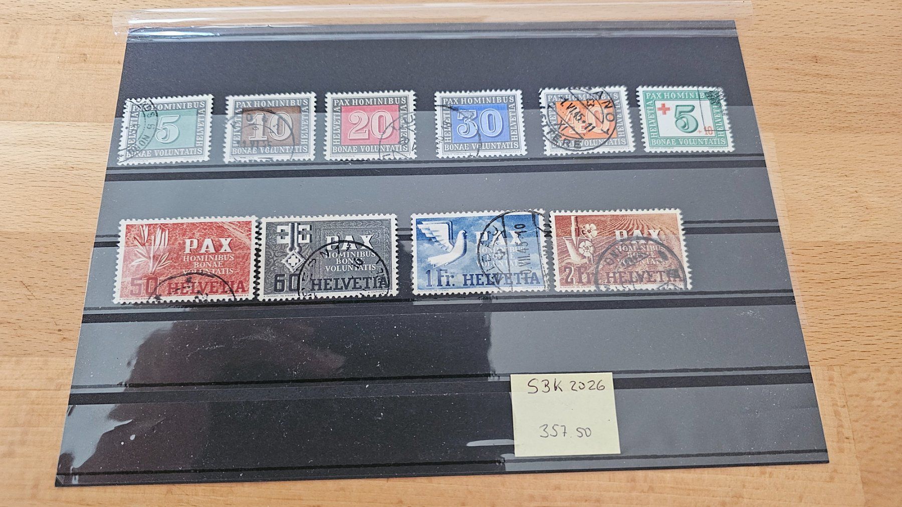 Alle Briefmarken: Petit lot Pax – Gebraucht aus Zug von alt_9p2z