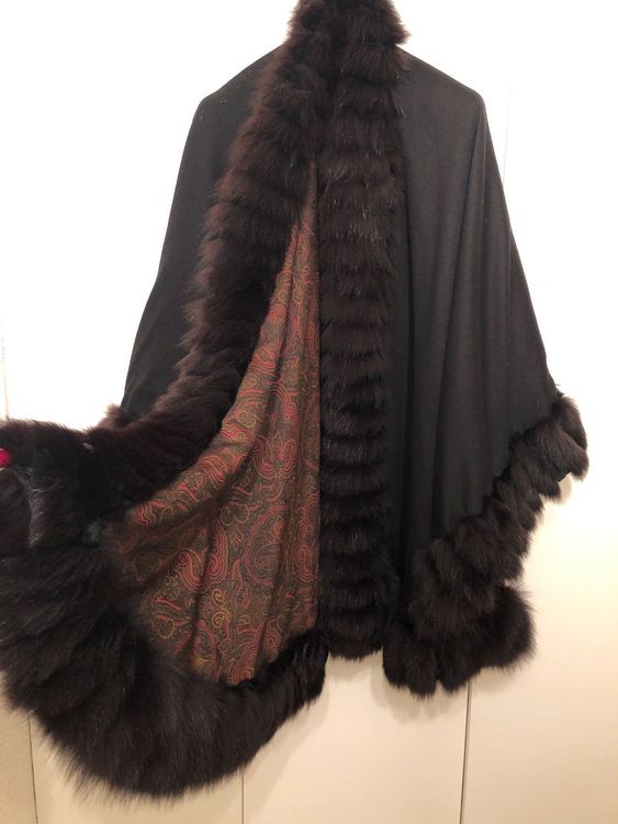 Cape r?�versible fourrure Sprung Fr?�res | Kaufen auf Ricardo