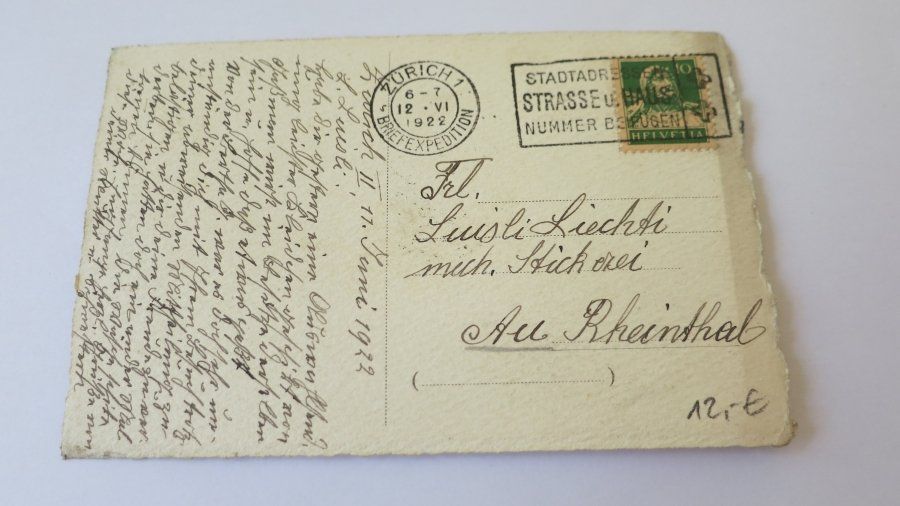 Cartoline postali: Zürich - 1928 – Usato da Jona venduto da centumprata 1