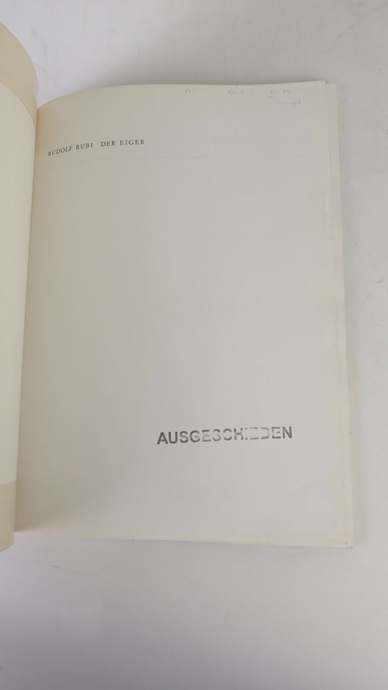 Libri: Berner Heimatbücher: Der Eiger 1979 – Usato da Zürich venduto da axolottchen 2