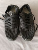 Schwarze Adidas Sneaker, Gr.: 38,5 / UK5,5