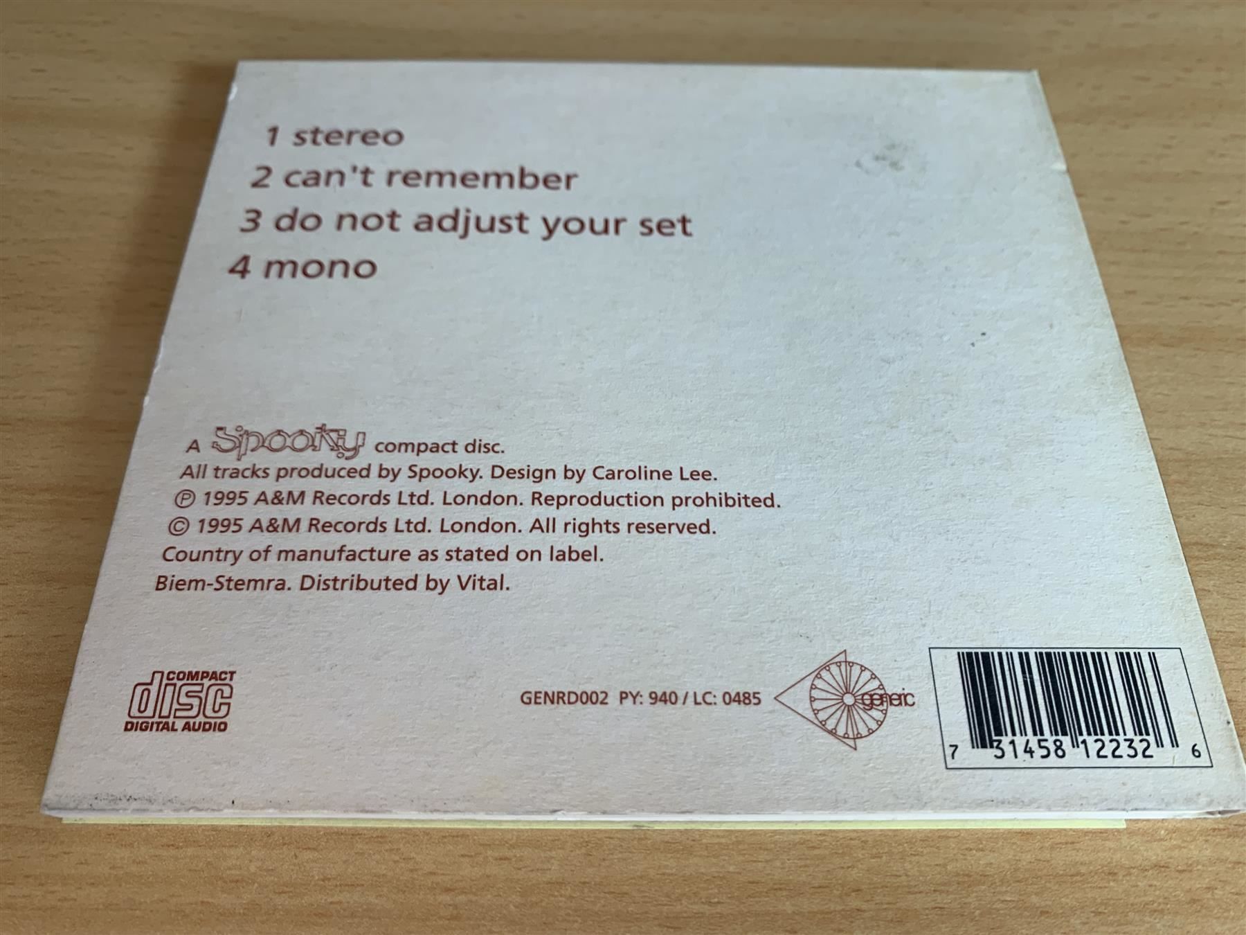 CD: Spooky – Stereo EP – Usato da Rikon im Tösstal venduto da Alpenmutz 1