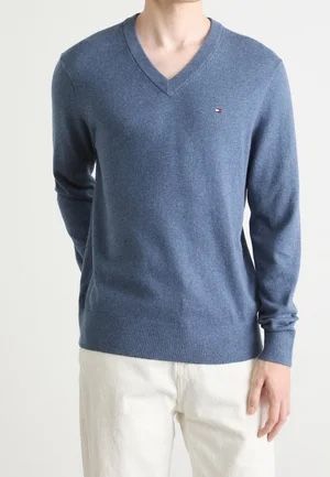 Maglioni & Felpe: Pull col V XS homme Tommy Hilfiger bleu clair – Usato da Biel/Bienne venduto da Jan_321