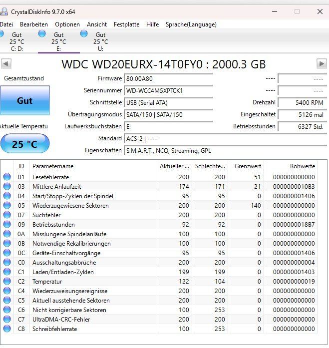 Western Digital Dischi rigidi: Externe Festplatte WD 2TB 2000GB No5 – Usato da Brunnen venduto da 23068 1