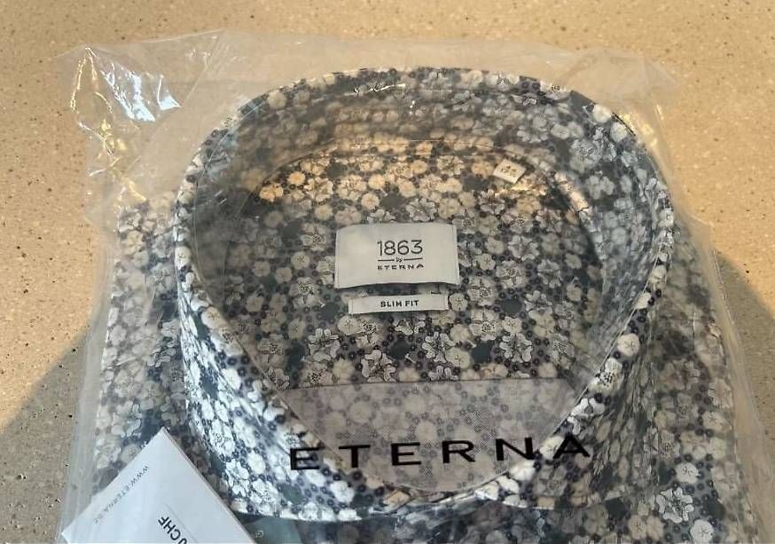 Eterna Camicie: Eterna Langarmhemd, Slim Fit, Gr. 44, neu, org. verpackt – Usato da Uster venduto da Marius_86 1