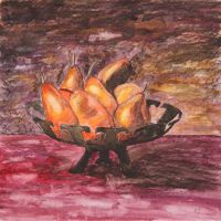 Aquarell: Pears