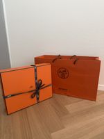 Hermès Geschenkbox mit Band & Tüte neu! 🎁🛍️