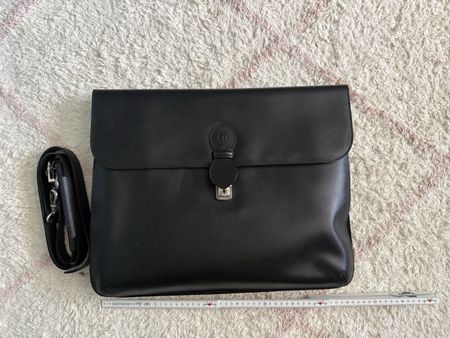 Trussardi black leather bag