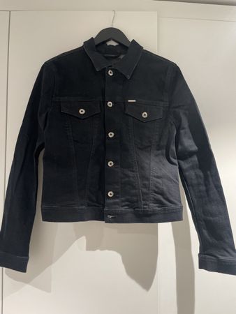 Dunkelblaue Jeansjacke von Diesel, Gr. L