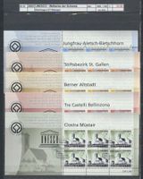 2003 "UNESCO - Welterbe der Schweiz", Kleinbogen, ET-Stempel