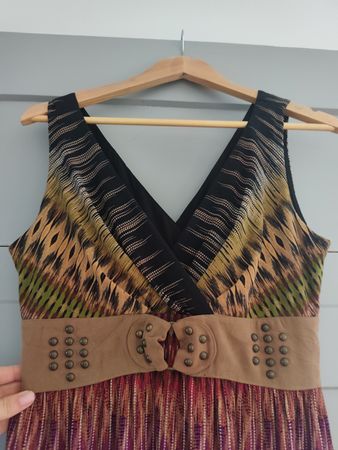 Kleid aus Kenia mit Taillengurt guter Zustand