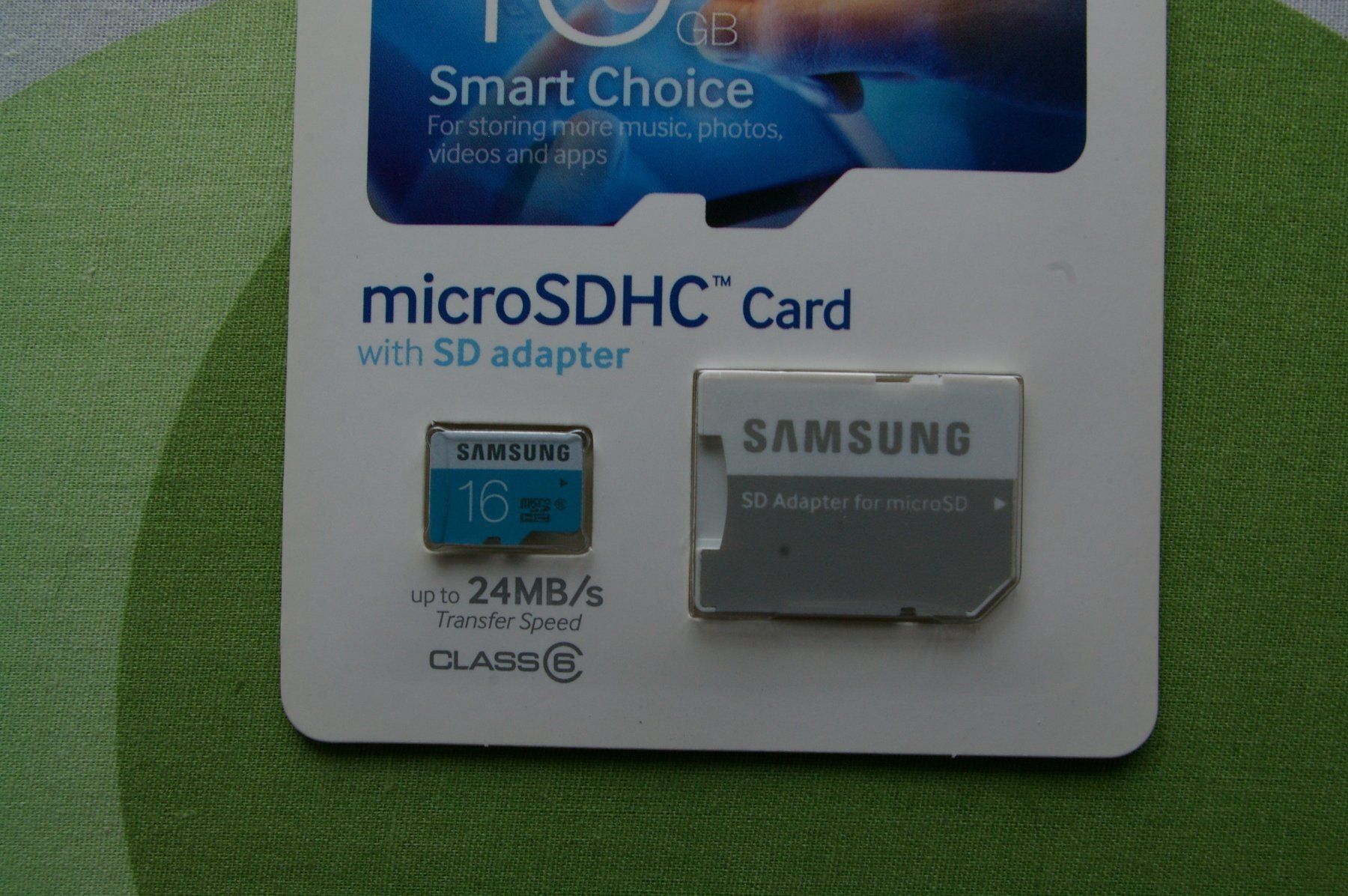 Samsung Schede di memoria: Samsung microSDHC 16GB, class6 Adapter – Nuovo e nell'imballaggio originale da Niederurnen venduto da mowgli_1963 1