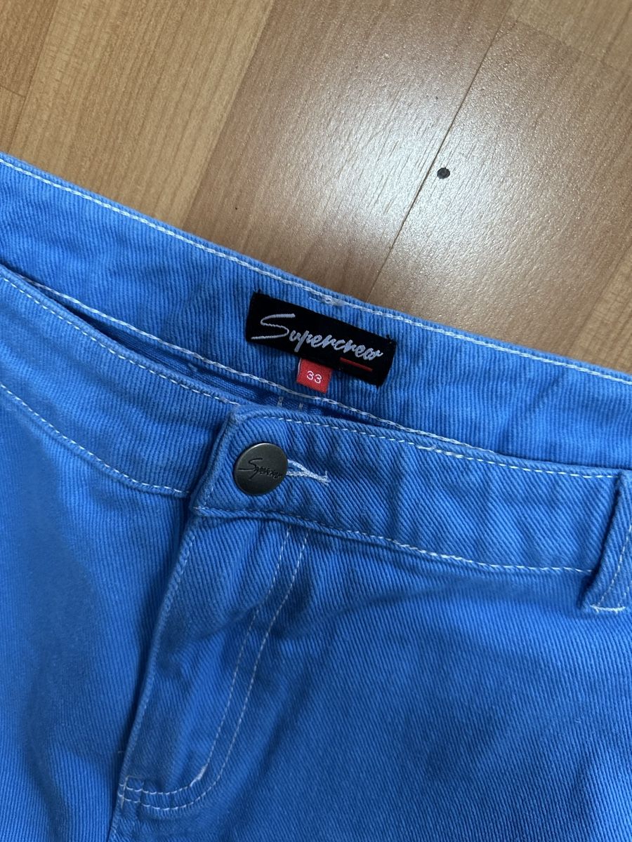 Pantaloni: Blaue Supercrew Cargohose Gr. 33 Neu – Nuovo e nell'imballaggio originale da Bettlach venduto da Kkalena 2