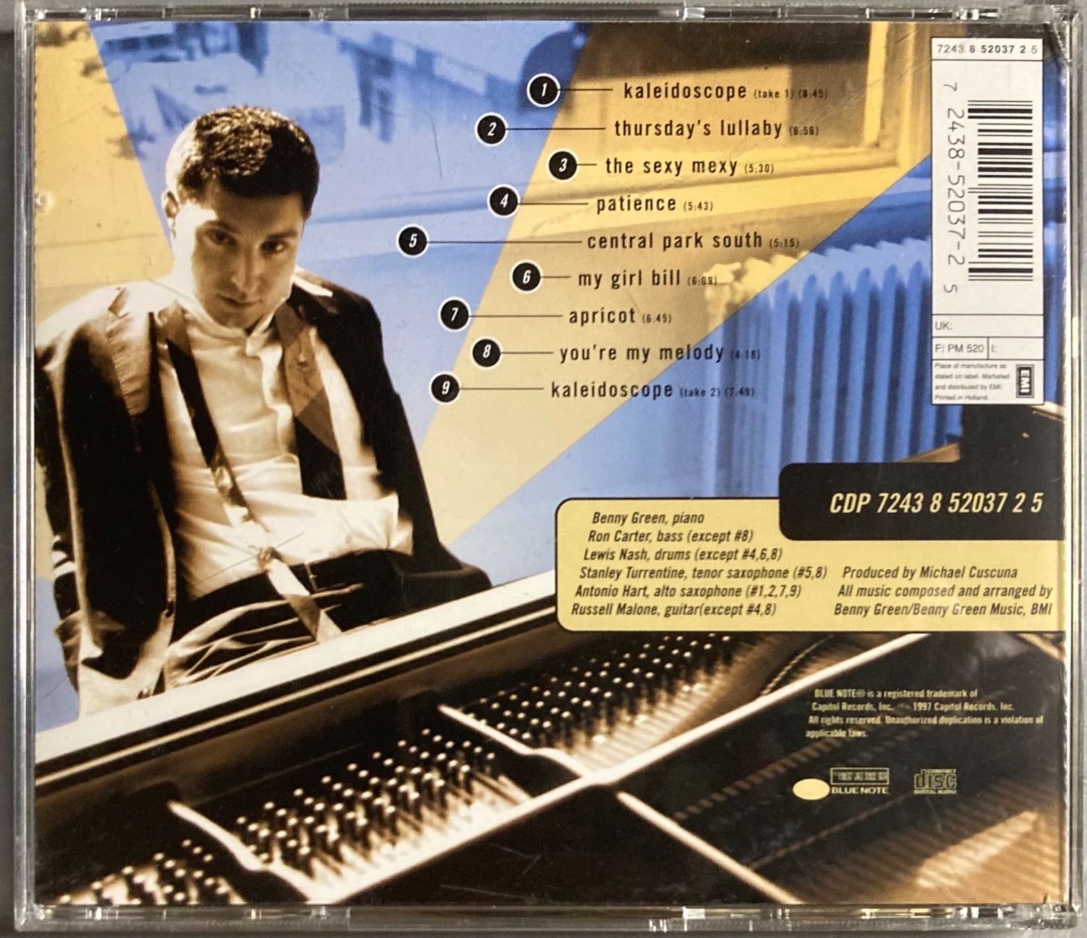 CD: BENNY GREEN - KALEIDOSCOPE – Usato da Poliez-Pittet venduto da Newtown-Records 1