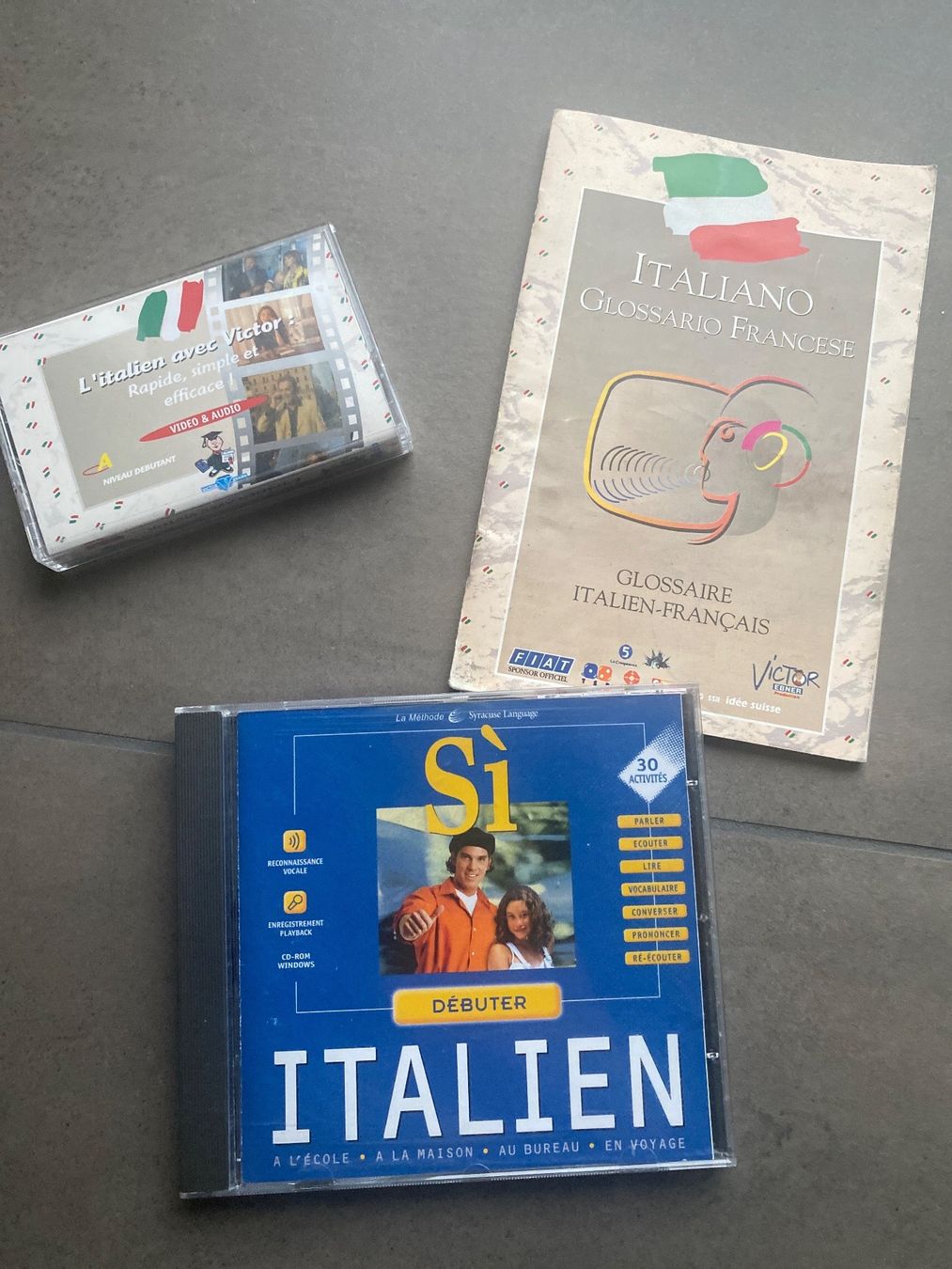 Audiolibri: Apprendre italien CD, cassette et livre – Usato da Delémont venduto da Ma_LoU.01