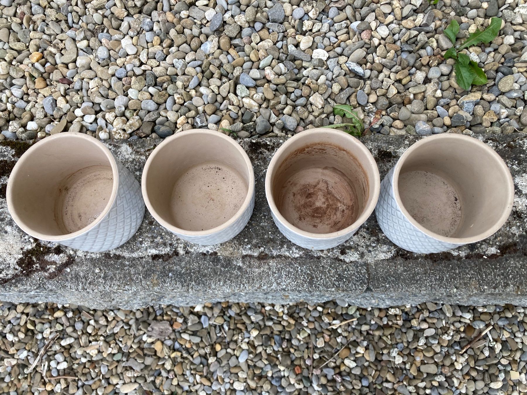 Ikea Vasi per fiori: 4x Übertöpfe Keramik – Usato da Hitzkirch venduto da eve_may 1