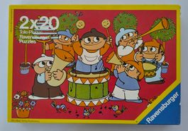 Fröhliche Mainzelmännchen / Ravensburger 2 Puzzle ©1980