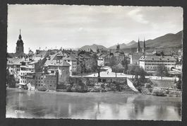 Olten Teilansicht mit Altstadt und Kloster