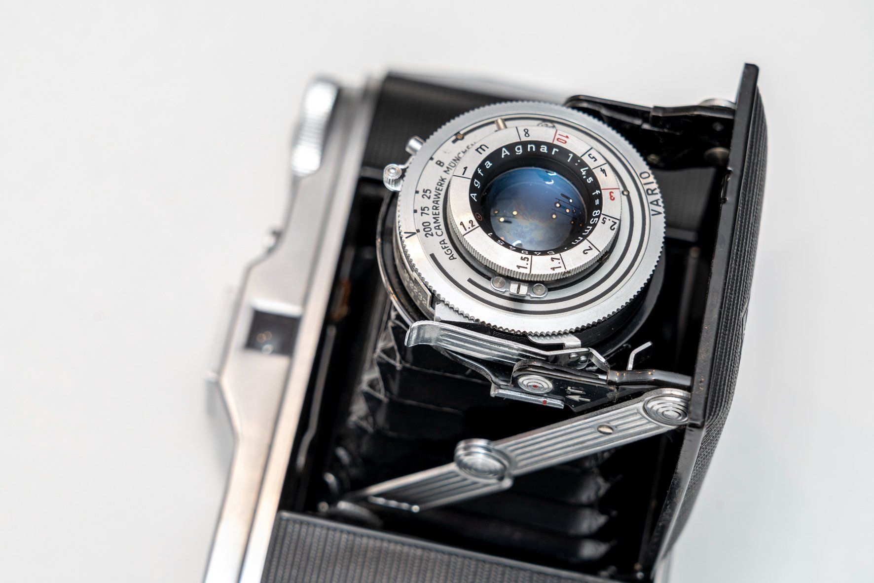 Agfa Fotocamera: Agfa Isolette - Agnar 1:4.5 f = 85mm – Usato da Grandvaux venduto da RGKeller 4