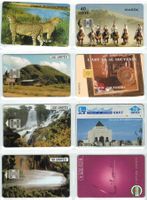 8 Telefonkarten Afrika   '
