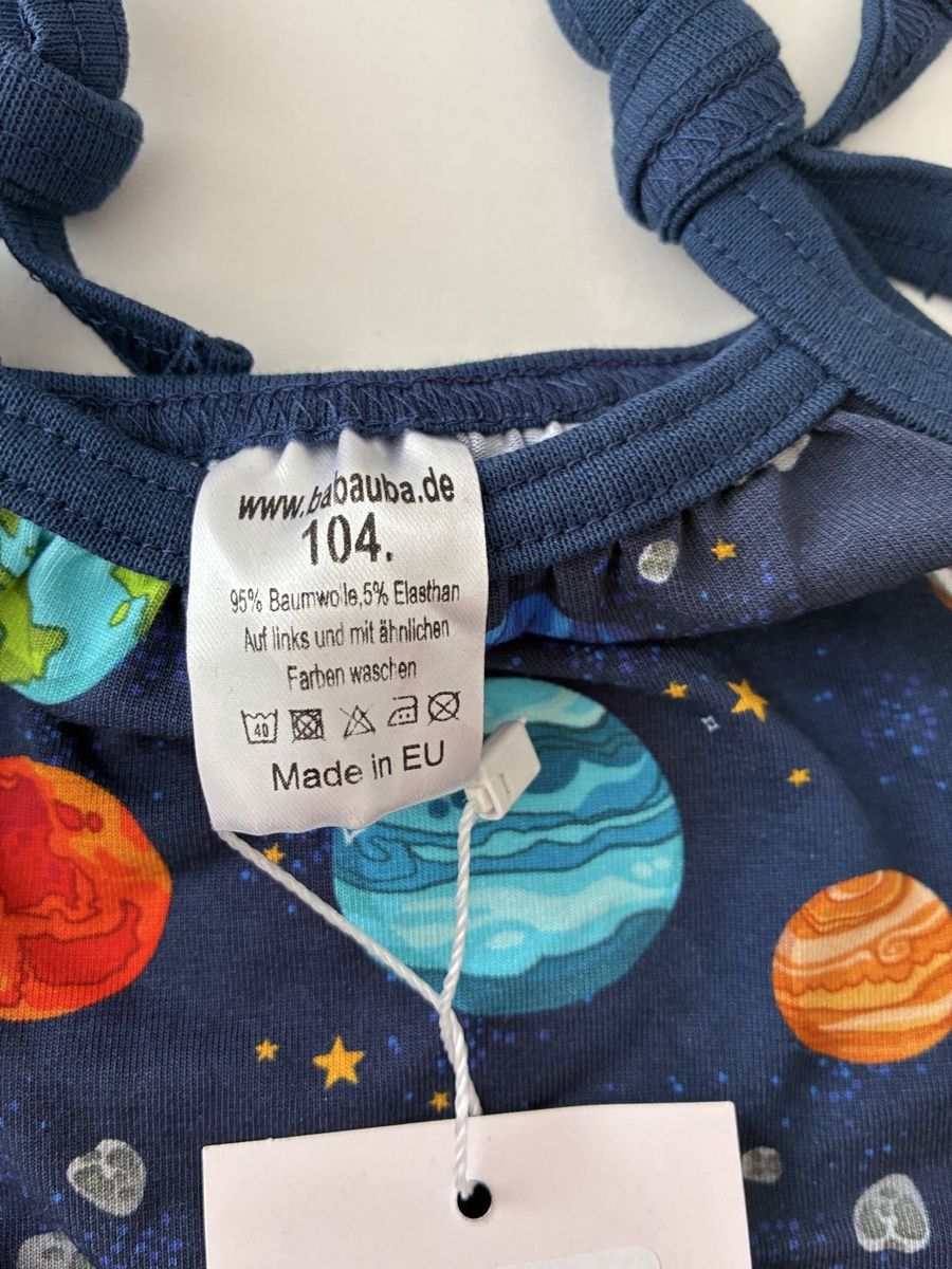 Jumpsuits: Mädchen Jumpsuit BABAUBA Planets Grösse 104 neu – Neu und originalverpackt aus Wahlen b. Laufen von sabichrabi 2