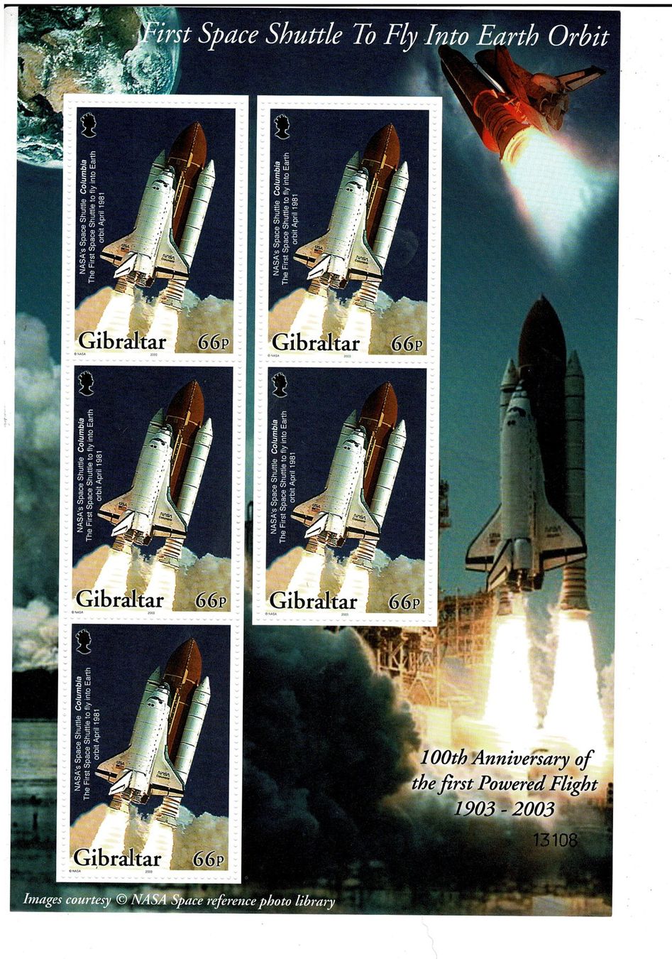 Tutti i francobolli: Gibraltar NASA Space shuttle 1 KB ** – Nuovo (secondo la descrizione) da Lausanne venduto da Whorvath