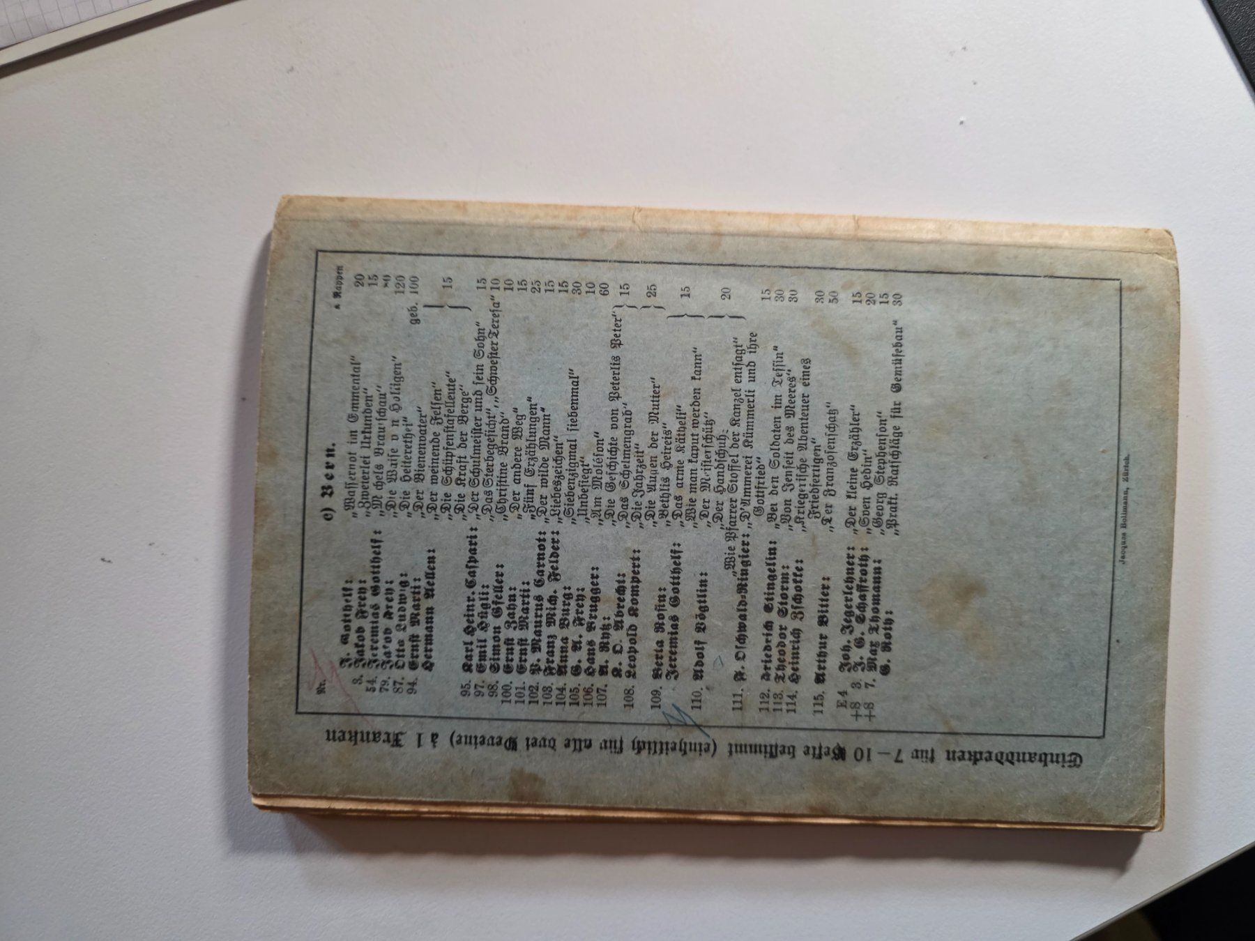 Libri: Der Landvogt von Greifensee - Gottfried Keller - 1920 – Usato da Walterswil BE venduto da Lonitti 5