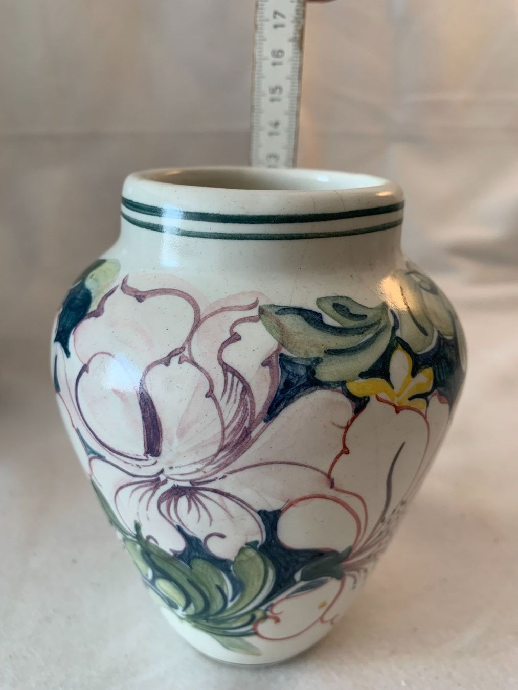 Vasen & Gefässe: Schöne bemalte Vase     A61 – Gebraucht aus Schötz von amore14 6