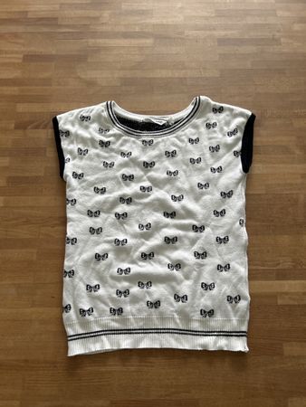 Naf Naf Pullover mit Schleifenmuster, Gr. XS, Top Zustand!