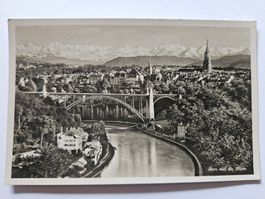 Carte postale ancienne Berne et les Alpes Photoglob