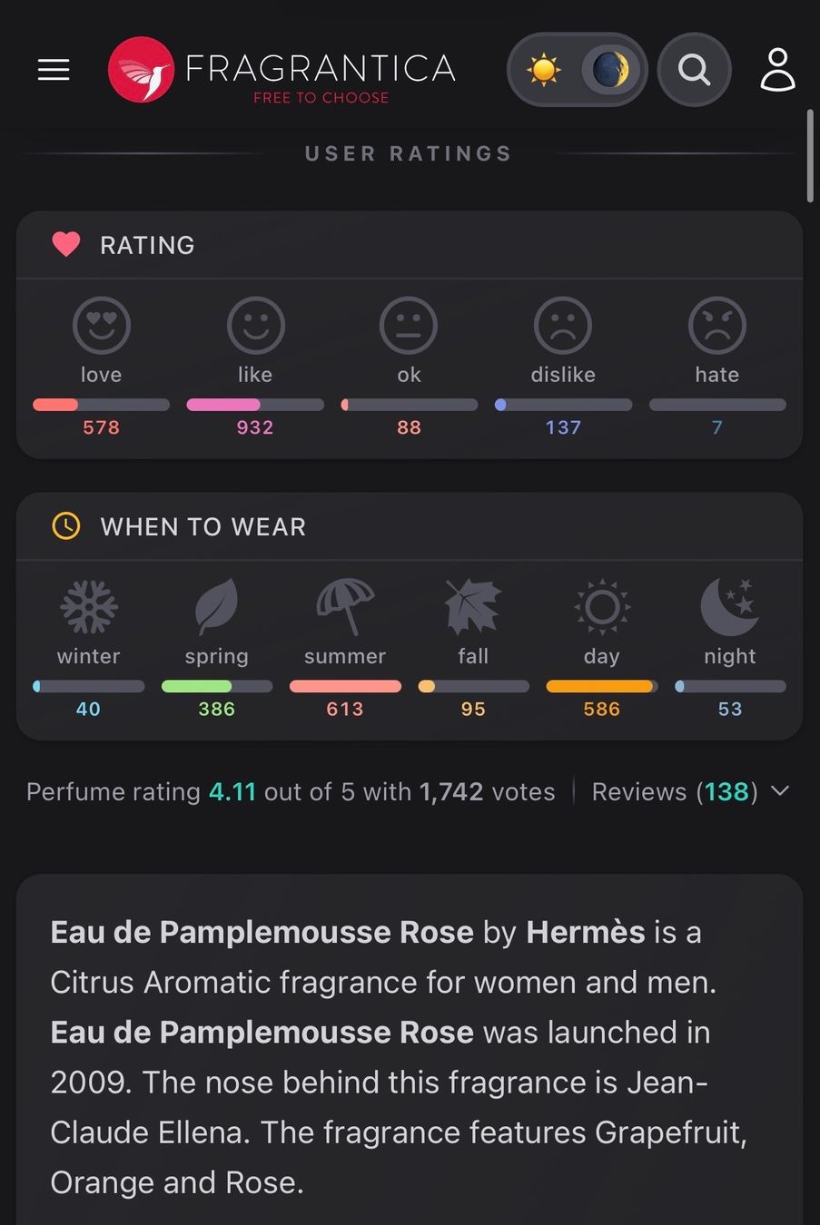 Hermès Parfum & Eau de Toilette: Hermès Eau de Pamplemousse Rose Duftprobe 2ML – Gebraucht aus Zürich von deruja 5