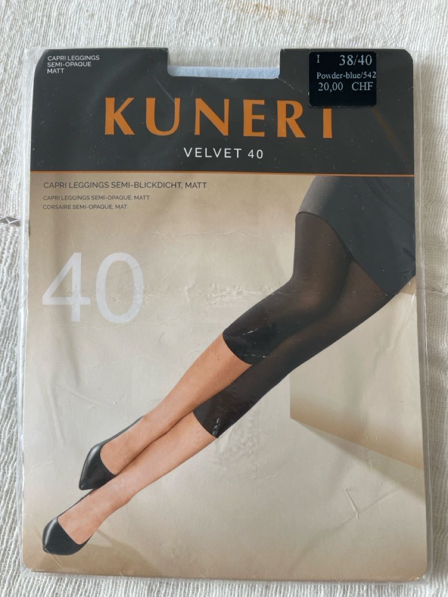 Kunert Leggings: Neue hellblaue leggins 38/40 kunert – Nuovo e nell'imballaggio originale da Aesch BL venduto da shuja01